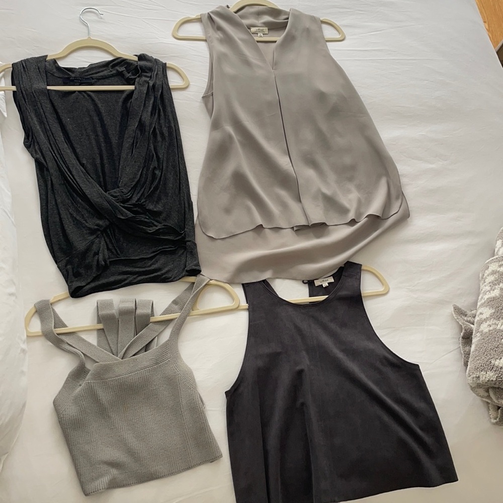 Aritzia and all saints tops